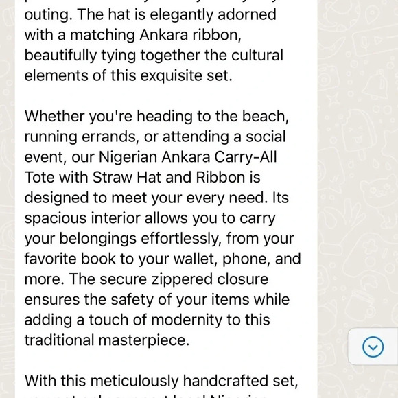 Vintage 💕Kweenzyafrik Ankara  printed handmade Keimie Carry all Tote hat… - Picture 10 of 16